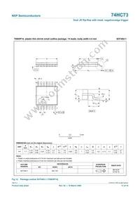 74HC73N Datasheet Page 13