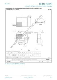 74HC74D/AUJ Datasheet Page 15