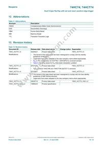 74HC74D/AUJ Datasheet Page 16