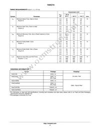 74HC74DTR2G Datasheet Page 4