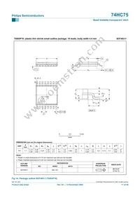 74HC75N Datasheet Page 17