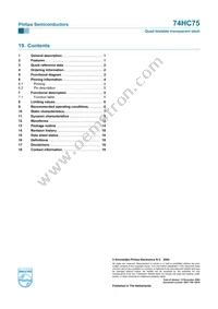 74HC75N Datasheet Page 20