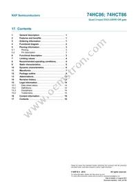 74HC86N Datasheet Page 16