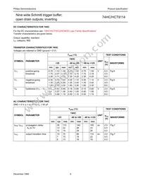 74HC9114N Datasheet Page 6