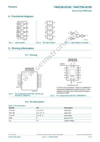 74HCT00BQ-Q100 Datasheet Page 2