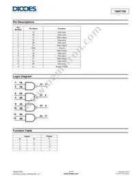 74HCT00S14-13 Datasheet Page 2