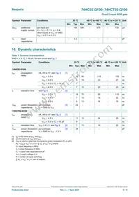 74HCT02D-Q100 Datasheet Page 5