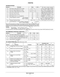 74HCT04DTR2G Datasheet Page 3