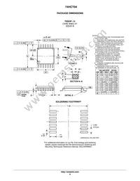 74HCT04DTR2G Datasheet Page 6