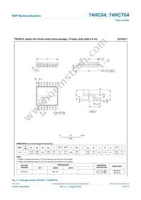 74HCT04N Datasheet Page 12