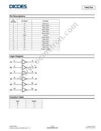74HCT04S14-13 Datasheet Page 2