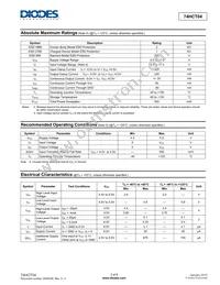 74HCT04S14-13 Datasheet Page 3