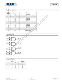 74HCT08S14-13 Datasheet Page 2