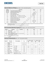 74HCT08S14-13 Datasheet Page 3