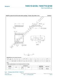 74HCT10D-Q100J Datasheet Page 9