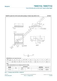 74HCT112DB Datasheet Page 16