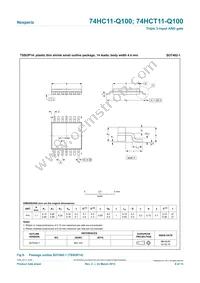 74HCT11D-Q100J Datasheet Page 9