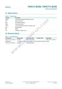 74HCT11D-Q100J Datasheet Page 10