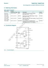 74HCT123D/AUJ Datasheet Page 2