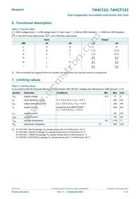 74HCT123D/AUJ Datasheet Page 5