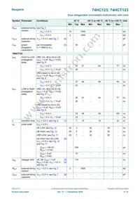 74HCT123D/AUJ Datasheet Page 9