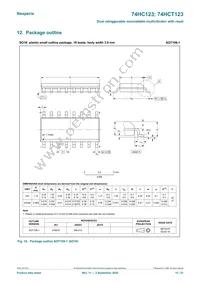 74HCT123D/AUJ Datasheet Page 15