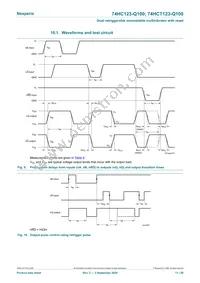 74HCT123D-Q100 Datasheet Page 11