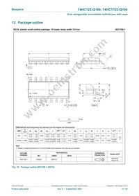 74HCT123D-Q100 Datasheet Page 15