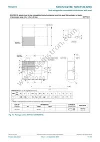 74HCT123D-Q100 Datasheet Page 17