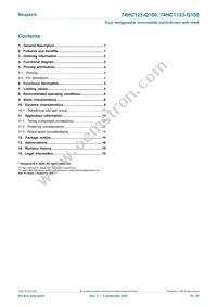 74HCT123D-Q100 Datasheet Page 20