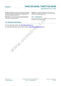 74HCT125PW-Q100J Datasheet Page 14
