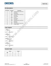 74HCT125T14-13 Datasheet Page 2
