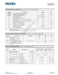 74HCT125T14-13 Datasheet Page 3