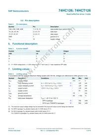 74HCT126D/AUJ Datasheet Page 3