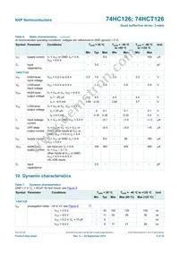 74HCT126D/AUJ Datasheet Page 5