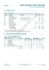 74HCT139DB-Q100J Datasheet Page 5