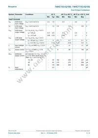74HCT153D-Q100J Datasheet Page 6