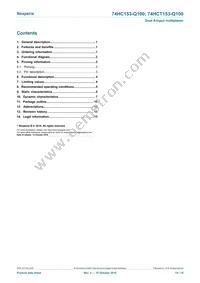 74HCT153D-Q100J Datasheet Page 14