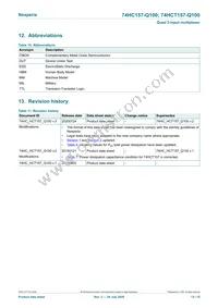 74HCT157BQ-Q100 Datasheet Page 13