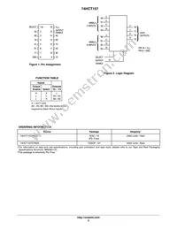 74HCT157DTR2G Datasheet Page 2