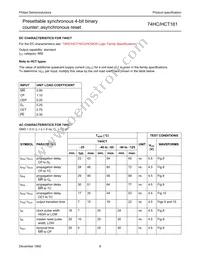 74HCT161PW Datasheet Page 9