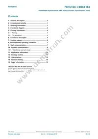 74HCT163DB Datasheet Page 20