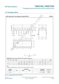 74HCT163N Datasheet Page 17