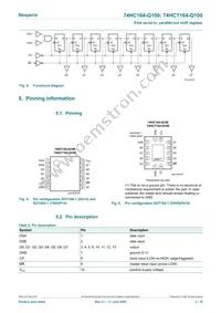 74HCT164BQ-Q100X Datasheet Page 3