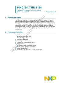 74HCT164N Datasheet Cover