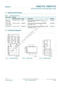 74HCT173DB Datasheet Page 2