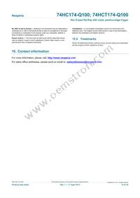 74HCT174D-Q100J Datasheet Page 15