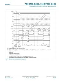 74HCT193D-Q100J Datasheet Page 7