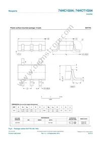 74HCT1G04GV Datasheet Page 8