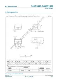 74HCT1G08GW Datasheet Page 8